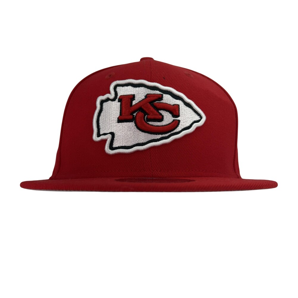 Kansas City Chiefs Hat Cap Snap Back Mens One Size Red NFL Football New Era